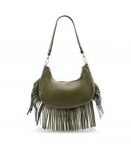 Sac à bandoulière en cuir à...