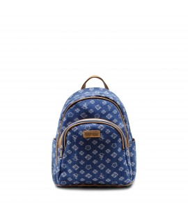 Sac à dos en denim avec...