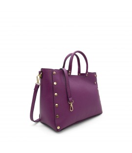 Borsa a mano in vera pelle...