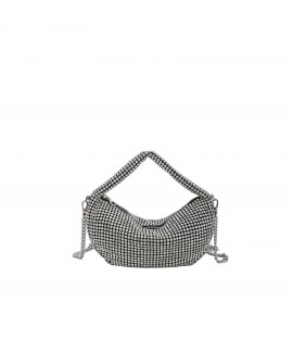 Bolso de mano con strass 