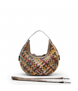 Sac patchwork multicolore...