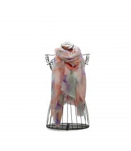 Patterned scarf 100% Tencel