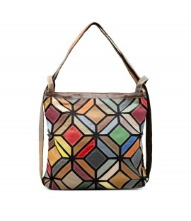 Borsa a spalla patchwork...