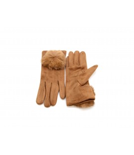 Einfarbige Handschuhe mit...