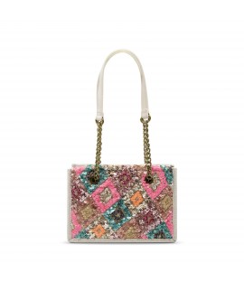 Sequined shoulder bag