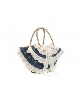 Borsa da spiaggia in paglia