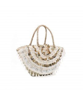 Strandtasche aus Stroh
