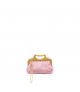 Handtasche aus Bambus mit...