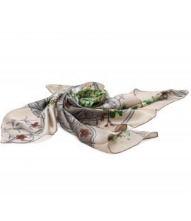 Schal aus 100% Seide 85x85cm