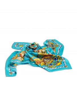 Echarpe 100% soie 85x85cm