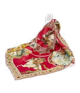 Echarpe 100% soie 90x80cm