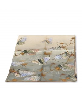 100% silk scarf 85x85cm