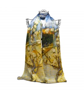 Schal aus 100% Seide 170x50cm