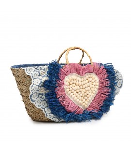 Borsa in paglia Kassandra & Co