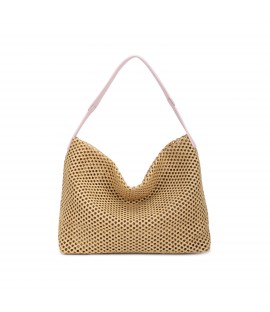 Sac à bandoulière en raphia...