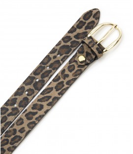 Made in Italy leopard suede...