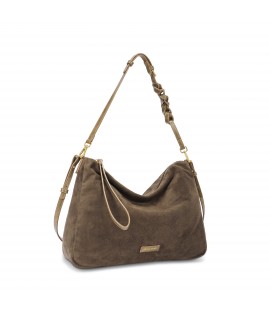 BORSA IN SIMIL CAMOSCIO...