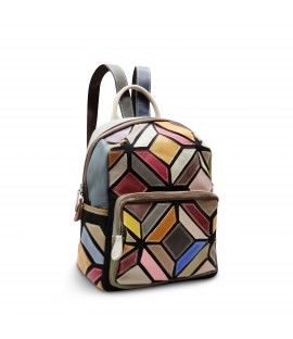 Sac à dos en cuir véritable...