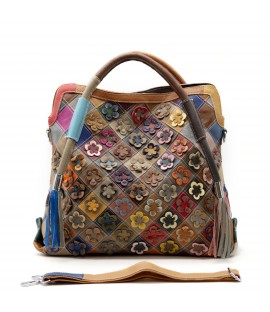 Sac patchwork multicolore...