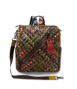 Mochila de cuero vintage 