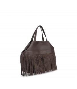 Bolso de piel sintética con...
