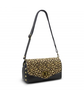 Sac à bandoulière en peau...