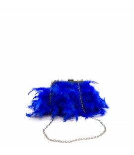 Pochette con piume Michelle...
