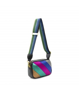 Phil leatherette shoulder bag