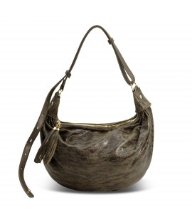 Sac rond en éco-cuir...