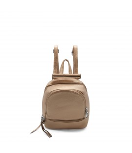 Soft leatherette backpack