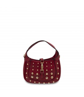 Leatherette handbag with...