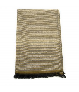 Écharpe à tissage bicolore...